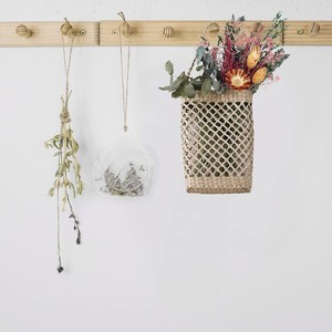 Nordic kitchen accessories natural straw garlic <b>storage</b> container seagrass wall <b>hanging</b> <b>basket</b> cheap price - Product Image 2