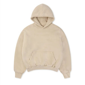 Sudadera con capucha de invierno para hombre de la mejor oferta, diseño liso personalizado, 100% algodón francés Terry de gran tamaño con hombros caídos, alta calidad - Product Image 4