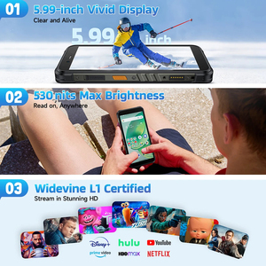 โทรศัพท์มือถือ <span class=keywords><strong>Ulefone</strong></span> RugKing Global 4G รุ่นทนทาน ระบบปฏิบัติการ Android 15 กันน้ำ หน่วยความจำ 16GB+256GB แบตเตอรี่ 9600mAh รองรับ NFC - Product Image 5