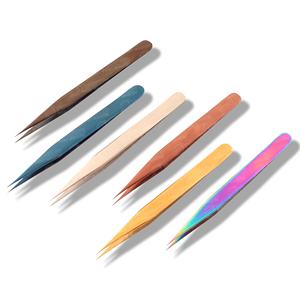 ชุดต่อขนตาแบบทำจากสเตนเลสสตีลกลุ่มขนตาแบบ DIY ทำจากเส้นใยอุปกรณ์ติดขนตาแบบปรับแต่งได้ฉลากตามต้องการ - Product Image 2