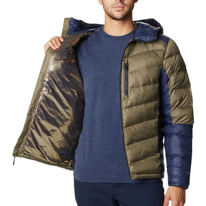 <b>Men's</b> Casual Reversible Puffer <b>Jacket</b> Comfortable Lightweight Waterproof Winter Coat with Customizable Logo Zipper Closure - Product Image 6