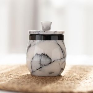 Mini conteneur à épices en marbre de qualité supérieure élégant Durable personnalisable pour une utilisation intérieure extérieure Surface imperméable polie moderne - Product Image 5