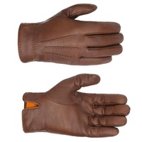 Gants de conduite de mode à doigts complets de haute qualité en cuir pur couture inversée fonction d'écran tactile meilleure qualité raisonnable