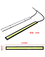 PEL 17CM DRL Rétrofit Styling Automobile 28LED COB 17CM Feux de Jour à LED 12 Volts Barres Lumineuses à LED