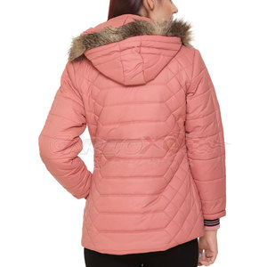 Veste bouffante en peau de mouton XL de superbe qualité pour femmes Conception personnalisée Caractéristique respirante Hiver Col montant Fourniture de tissu en gros - Product Image 3