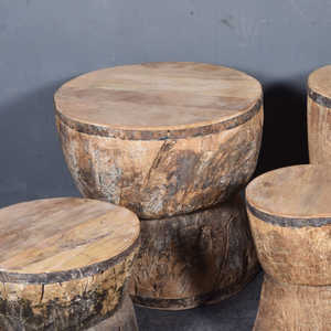 Solid Wood Rustic Modern Farmhouse Style <b>Nested</b> Side <b>Table</b> for Living Room Glass Coffee <b>Tables</b> Nesting Home Furniture - Product Image 3