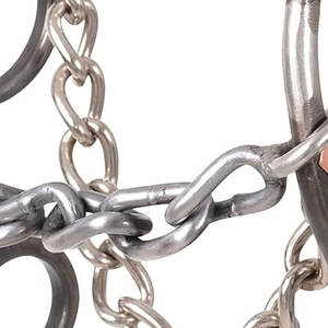 Punte di cavallo nuove condizioni di dimensioni delle guance <span class=keywords><strong>a</strong></span> cavallo stabili di alta qualità da equitazione in acciaio inossidabile punte di anelli fissi - Product Image 3