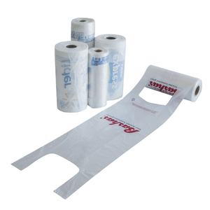 Camisetas de plástico Producir bolsas en rollo con el precio directo de fábrica proviene de necesidades personalizadas OEM de Vietnam - Product Image 3