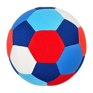 Ballon de football léger en tissu doux taille 4 pour jeunes, durable, pour entraînement en salle, silencieux et sûr, style classique - Product Image 1
