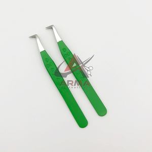 แหนบต่อขนตา90องศาปรับแต่งได้ทำจากสเตนเลสปลายแหลมทำจากเส้นใยทนทานล่าสุด - Product Image 4