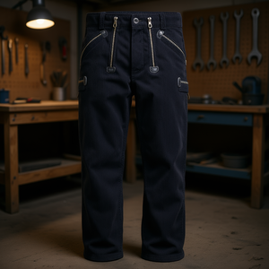 Pantalones de Trabajo PAUL Talla 46 Negros FHB Perchas para Pantalones y Faldas - Product Image 3