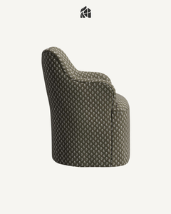 Silla de Comedor Moderna, Ergonómica y Duradera, Tapizada, con Respaldo Curvo y Patas de Madera, Tapizada en Tela de Poliéster, para Uso Doméstico y Comercial - Product Image 2