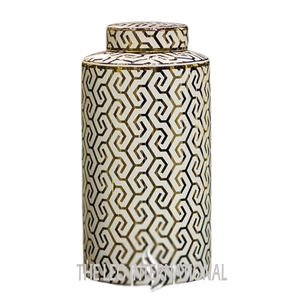 Frascos decorativos de cocina de lujo de la mejor calidad, suministros para Hotel, tarro de jengibre con tapa, tarro de jengibre de Metal de aluminio, Juego de 3 - Product Image 5