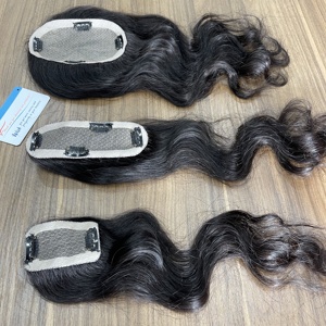 Top Hot Topper phần mở rộng tóc bán chạy nhất Trinh Nữ tóc con người tự nhiên sóng thêm chiều dài chất lượng cao giá tốt nhất đã sẵn sàng để tàu - Product Image 5