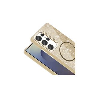 Coque scintillante de luxe Netzy compatible MagSafe pour Samsung Galaxy S25 Ultra, antichoc, en silicone brillant, coque arrière en PC 14 - Product Image 4