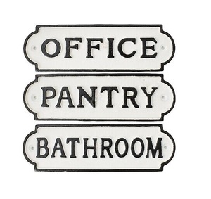 Rustic Cast Iron Wall <b>Door</b> <b>Sign</b> Plaque Vintage Cast Iron Engraved Plaques <b>For</b> Walls and <b>doors</b> - Product Image 5