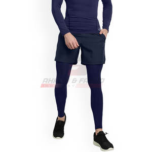 La mejor venta 2025 Logotipo personalizado Entrenamiento para hombres Leggings de yoga sin costuras Mejor ropa activa para hombres - Product Image 4