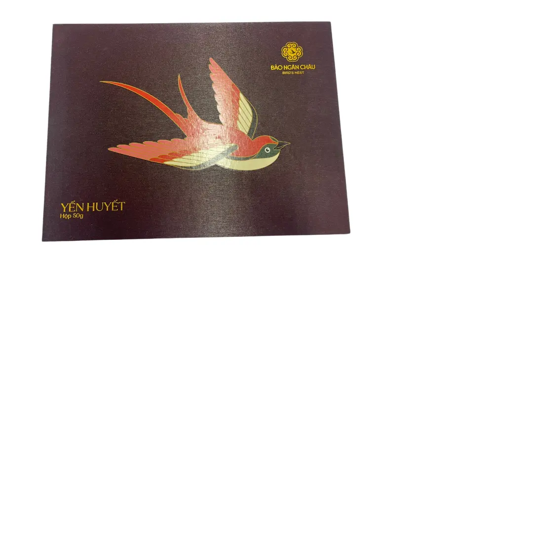 High Quality Rigid Paper Box Foams Glossy Lamination Gift & Packaging Square Shape Customized Color Vietnam Manufacturer