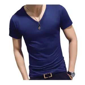 Fabrika yapımı bangladeşli t shirt tedarikçisi erkekler temel boş erkek T shirt100 % 100% pamuk özel baskı