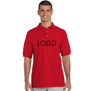 Ropa de trabajo de manga corta de verano para Polo de secado rápido de algodón ecológico personalizada para hombre con bordado de logotipo impreso rápido - Product Image 4