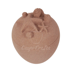 Urne funéraire cylindrique haute, biodégradable, de style européen, avec fonction flottante, finition sable uni, pour cendres humaines, écologique, pour dispersion en mer - Product Image 3