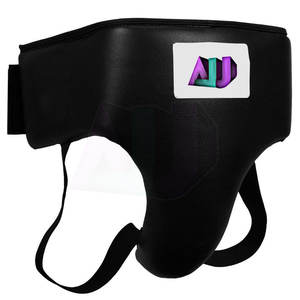 Protège-aine en cuir réglable pour le sport et la remise en forme - Protection durable et respirante pendant les entraînements, les matchs ou les compétitions - Product Image 5