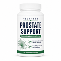 Capsules de soutien de la prostate 500mg Extrait de palmier nain Acides gras standardisés 60 gélules végétales