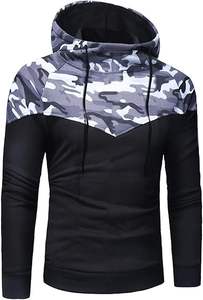 Pantalon à capuche 2 pièces extensible et à fermeture éclair pour hommes, ensemble d'entraînement 100% coton, taille plus pour l'hiver, personnalisé en gros - Product Image 2