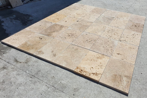 Chất Lượng Cao Cấp Tùy Chỉnh Mix Travertine Gạch 3Cm Dày 40X60Cm Sàn Gỗ Kết Cấu Cổ Điển Cho Biệt Thự Làm Thổ Nhĩ Kỳ Giá Rẻ Giá - Product Image 6