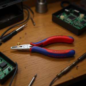 For Knipex Electronics <b>Wire</b> <b>Stripper</b> Mirror Polished Plier with Multi-Component Grips Handle - Product Image 3