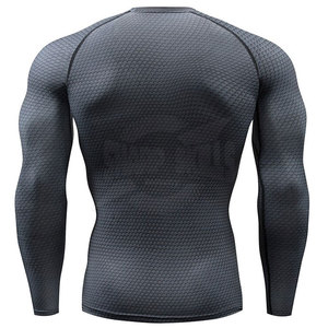 Nouveauté : Rashguard à manches longues pour homme, design personnalisé par sublimation, logo OEM, Spandex/Polyester, couleur personnalisée, adulte, haute qualité - Product Image 3
