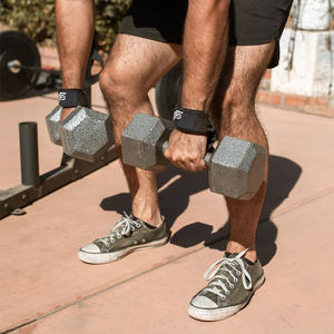 Sangles de levage en néoprène robustes pour la musculation Sangles de levage en néoprène antidérapantes pour l'haltérophilie en salle de sport - Product Image 3