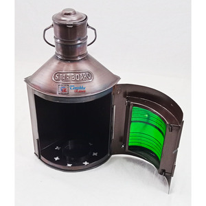 Linterna colgante antigua de latón de nueva condición, lámpara de aceite de barco marítimo decorativa para el hogar, artículo de regalo artesanal con precio al por mayor - Product Image 4