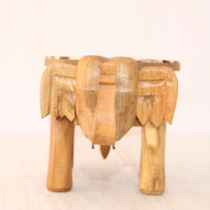 Thủ công bằng gỗ voi Phân | Trang trí đa năng xương Inlay giao diện điều khiển bảng gỗ ghế nhỏ cho trẻ em & người lớn trang trí nội thất - Product Image 2