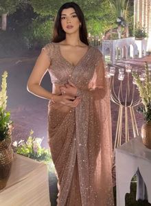 ผ้าไหมส่าหรีสำหรับใส่ในงานเลี้ยง - Product Image 5