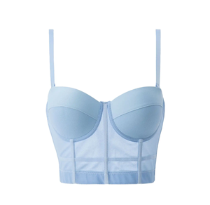 Top corto de cuello alto de Color sólido personalizado, camisa de bota de bambú ajustada, hecha con telas de Jersey de bambú ecológico transpirables suaves en impresión - Product Image 6