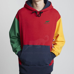 Sudaderas con Bloques de Color para Hombre, 100% Algodón de Alta Calidad, Ligeras, Estilo Urbano, Hechas en Pakistán - Product Image 2