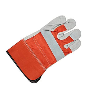 ถุงมือหนังที่มีความแข็งแรงสูงเพื่อความปลอดภัยในอุตสาหกรรมสวมใส่สบายพร้อมฝ่ามือกันลื่นเพื่อการจัดการที่ปลอดภัย - Product Image 5