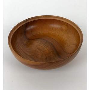 ชามเสิร์ฟทำจากไม้ทรงกลมดีไซน์คลาสสิกทำด้วยมือชามสลัดผลไม้ธรรมชาติปรับแต่งได้ - Product Image 4