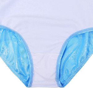 Custom Stitched Gradient Mystique <b>Cheerleading</b> Skirt Snow Rhinestone Leotard for Competition Performance - Product Image 5