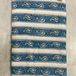 ผ้าฝ้าย100% บล็อกมือพิมพ์ลาย jaipur มรดกทางวัฒนธรรมแบบดั้งเดิมเป็นมิตรกับสิ่งแวดล้อม - Product Image 1