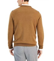 Pull Argyle Respirant pour Homme Léger Tendance Actuelle Anti-Plis Qualité Supérieure Laine/Coton/Cachemire Prix Abordable