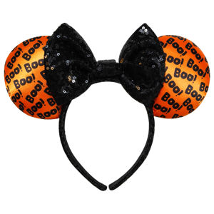 H.E.R ACCESSORIES Sous Licence Disney Minnie Mouse Halloween Oreilles Costume Bandeau Avec Arc et Oreilles De Caractère Arc Orange Âges 3 + - Product Image 2