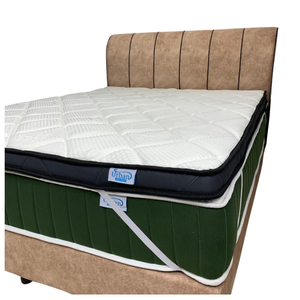 Giá rẻ Malaysia nhà máy Nữ Hoàng 6 inch Nệm <span class=keywords><strong>Topper</strong></span> Bộ nhớ bọt dệt kim vải để bảo vệ nệm của bạn từ biến dạng - Product Image 5