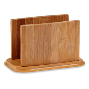 Porte-serviettes en bois de grande taille Design classique Support à mouchoirs en bois massif pour hôtel et restaurant Vaisselle élégante et solide - Product Image 6
