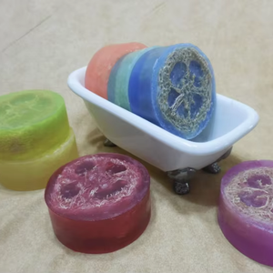 Espuma de forma natural: barras de jabón de lufa para un brillo radiante - Product Image 1