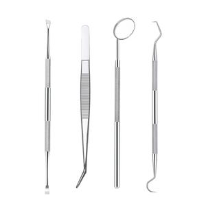 Outils dentaires Kit de nettoyage des dents 4 pièces/ensemble acier inoxydable sur mesure de qualité supérieure très demandé - Product Image 5
