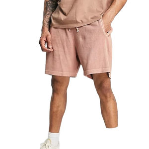 ¡Novedad de 2023! Pantalones cortos de playa superventas, pantalones cortos con logotipo personalizado, pantalones cortos de lujo informales lisos personalizados, nuevos pantalones cortos de pana de verano OEM para hombre - Product Image 4