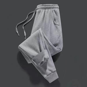 OEM broderie personnalisée impression logo conception velours épaissi pantalons décontractés hommes pantalons de survêtement sarouel ample grande taille pantalons de sport - Product Image 4