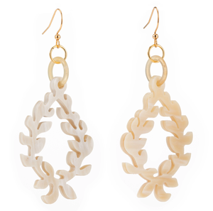 Diseño popular Pendientes de cuerno sólido Patrón geométrico respetuoso con el medio ambiente Diseñador exclusivo a precio competitivo - Product Image 6